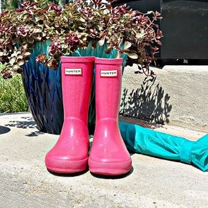 Hunter First Classic Glitter Rain Boot